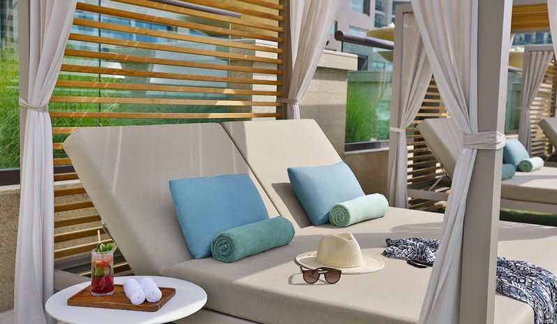 MYAMI Pool Bar and Lounge Cabana Detail